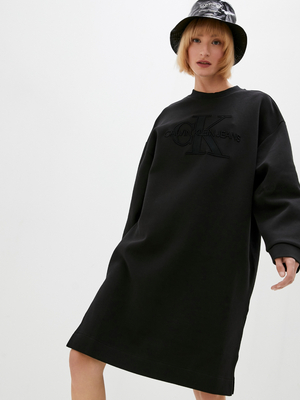 Calvin Klein dámske čierne šaty - M (BEH)