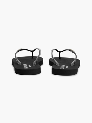 Calvin Klein dámske čierne žabky - 35/36 (BEH)