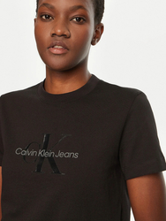 Calvin Klein dámske čierne tričko - L (BEH)