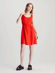 Calvin Klein dámske červené šaty - XS (XA7)