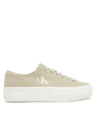 Calvin Klein dámske béžové tenisky - 36 (ACF)