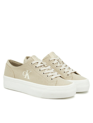 Calvin Klein dámske béžové tenisky - 36 (ACF)
