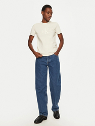 Calvin Klein dámske béžové tričko - XS (PDH)