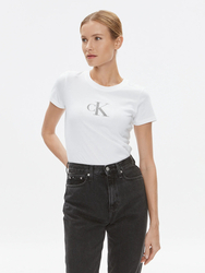 Calvin Klein dámske biele tričko - XS (YAF)