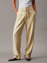 Calvin Klein dámske zelené nohavice - L (LFU)