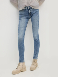 Calvin Klein dámske modré džínsy - 26/30 (1AA)