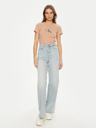 Calvin Klein dámske oranžové tričko - XS (TGW)