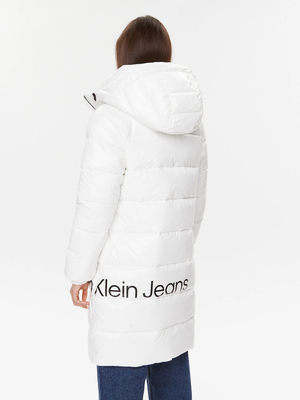 Calvin Klein dámsky biely kabát - XS (YBI)