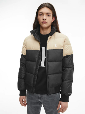 Calvin Klein pánska čierna zimná bunda - XL (BEH)