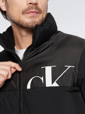 Calvin Klein pánska čierna bunda - L (BEH)