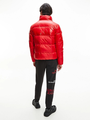 Calvin Klein pánske červené zimná bunda - L (XCF)