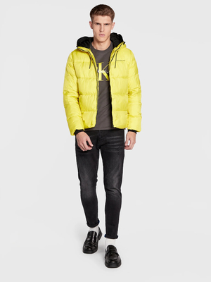 Calvin Klein pánska neónovo žltá bunda - S (ZH8)