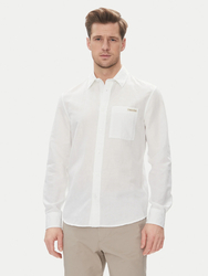 Calvin Klein pánska biela košeľa - M (YAF)