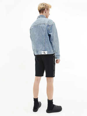 Calvin Klein pánska modrá džínsová bunda - L (1A4)