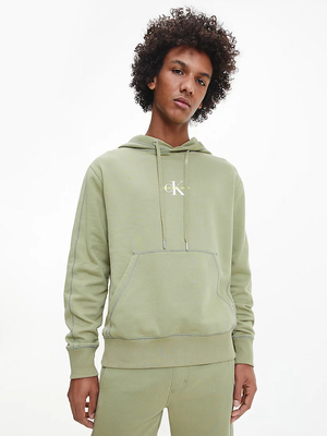 Calvin Klein pánska olivovo zelená mikina - S (L9F)