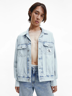 Calvin Klein pánska svetlomodrá džínsová bunda - L (1AA)