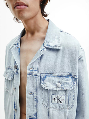 Calvin Klein pánska svetlomodrá džínsová bunda - L (1AA)
