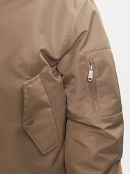 Calvin Klein pánska zelenohnedá bunda bomber - L (PAV)