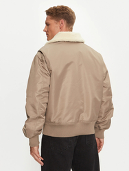 Calvin Klein pánska zelenohnedá bunda bomber - L (PAV)