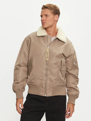 Calvin Klein pánska zelenohnedá bunda bomber - L (PAV)