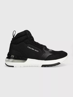 Calvin Klein pánske čierne členkové topánky - 41 (BDS)