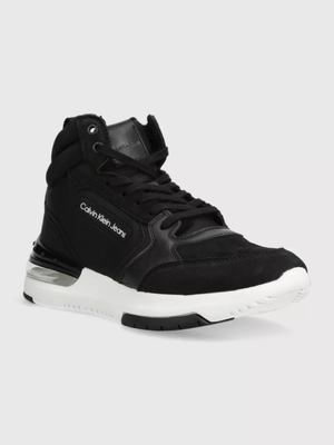 Calvin Klein pánske čierne členkové topánky - 44 (BDS)