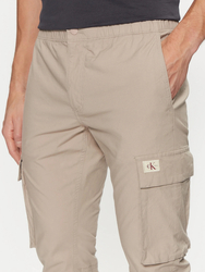 Calvin Klein pánske béžové cargo nohavice - 30/NI (PAN)