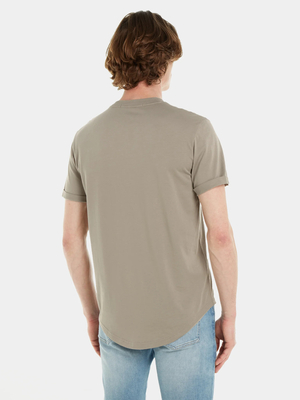 Calvin Klein pánske béžové tričko - S (PBU)
