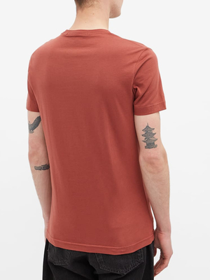 Calvin Klein pánske tehlové tričko - S (XLN)