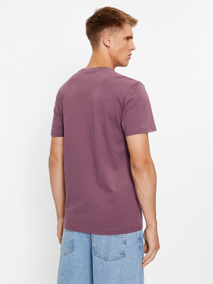 Calvin Klein pánske fialové tričko - L (VAC)
