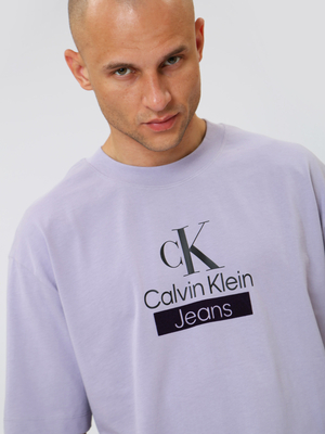 Calvin Klein pánske fialové tričko - L (PC1)