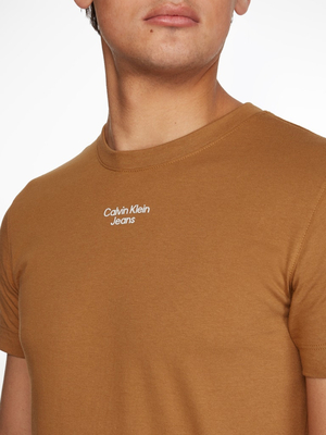 Calvin Klein pánske hnedé tričko - M (GE4)