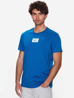Calvin Klein pánske modré tričko - M (C3B)