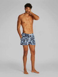 Calvin Klein pánske modročierne plavky - S (0GY)
