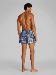Calvin Klein pánske modročierne plavky - S (0GY)