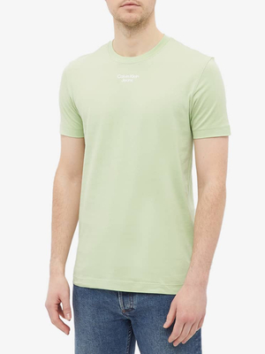Calvin Klein pánske svetlozelené tričko - M (L99)
