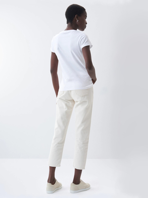 Salsa Jeans dámske biele tričko - M (1)