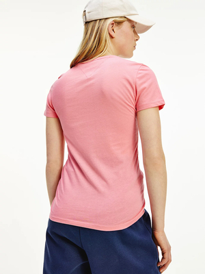 Tommy Jeans dámske ružové tričko - XS (TIF)