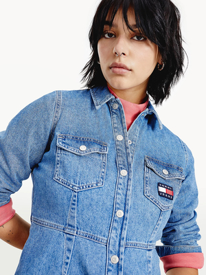 Tommy Jeans dámske džinové šaty - M (1AB)