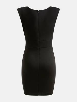 Guess dámske čierne šaty - XS (JBLK)