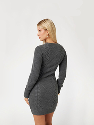Guess dámske šedé šaty - XS (DGH)