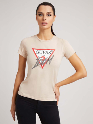 Guess dámske béžové tričko - XS (G1G2)