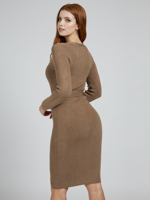 Guess dámske svetrové šaty - XS (F10I)