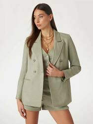 Guess dámske zelené sako - XS (F83S)