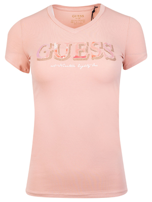 Guess dámske tmavo ružové tričko - XS (G6M1)