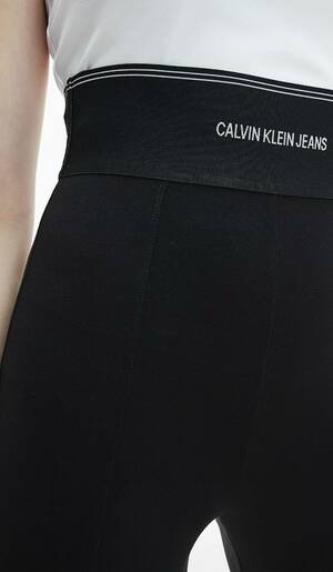 Calvin Klein dámske čierne legíny - M (BEH)