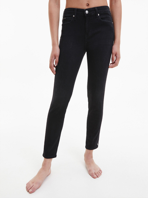 Calvin Klein dámske čierne džínsy - 25/30 (1BY)