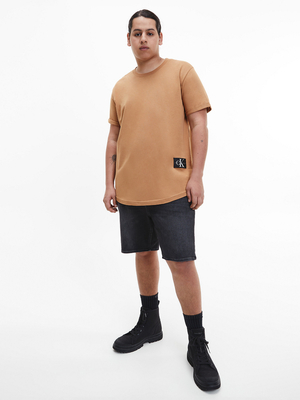 Calvin Klein pánske hnedé tričko - XL (PE5)