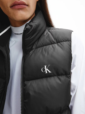 Calvin Klein pánska čierna páperová vesta - XL (BEH)