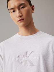 Calvin Klein pánske šedé tričko - L (P6G)